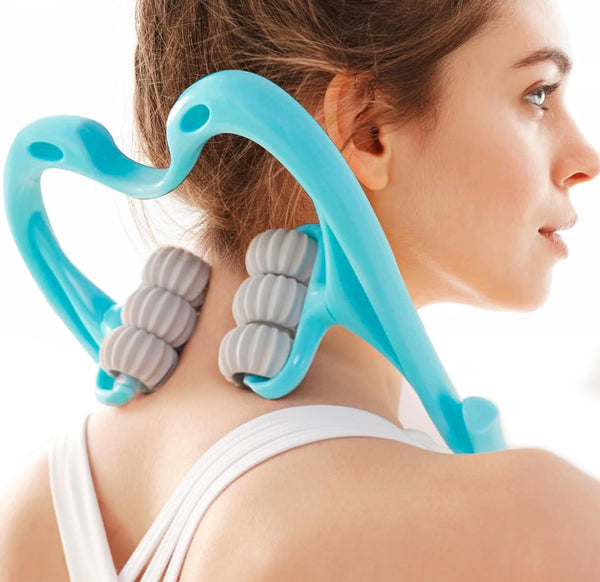 6 Balls - Handheld Neck And Shoulder Massager Roller